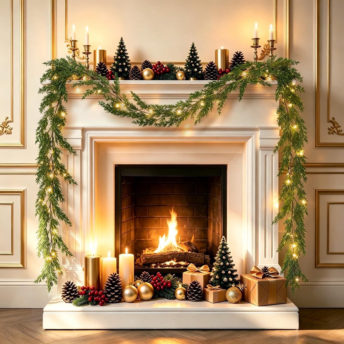 SolidKeus - Verlichte Kerstslinger van 2 Meter met 30 LEDs