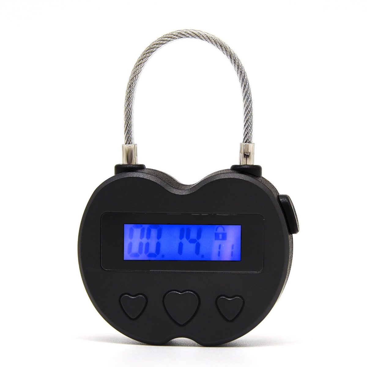 SolidKeus - Timer Locking Padlock met 99 Uur Countdown voor Intieme Situaties