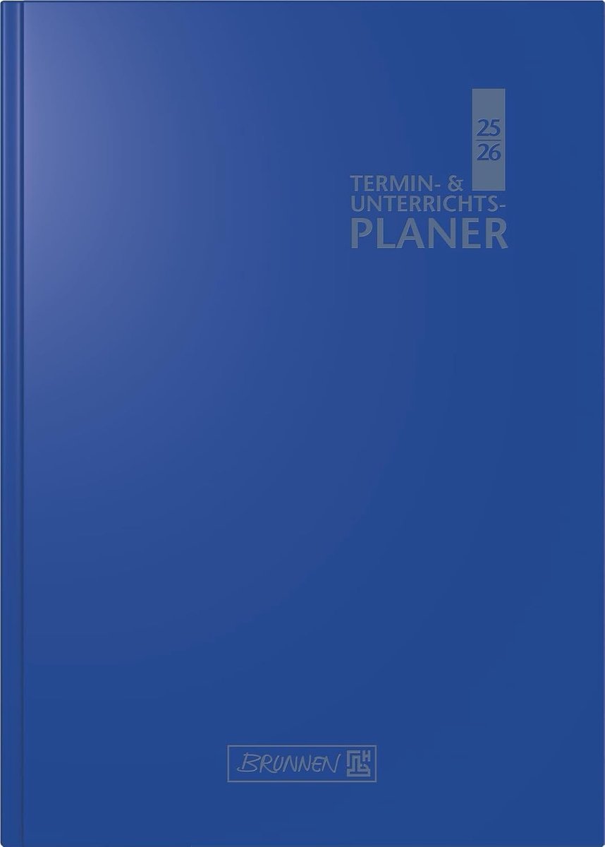 Weekplanner Notitieboek - Blauw - 170 x 240 mm - Kunststof Hardcover - Voor School en Werk