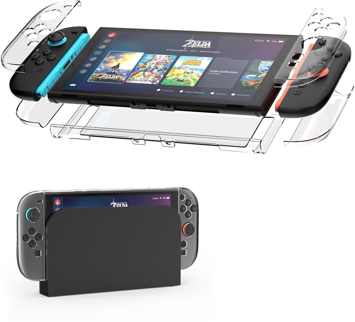 SolidKeus - Transparante Beschermhoes voor Nintendo Switch 2 (2025)