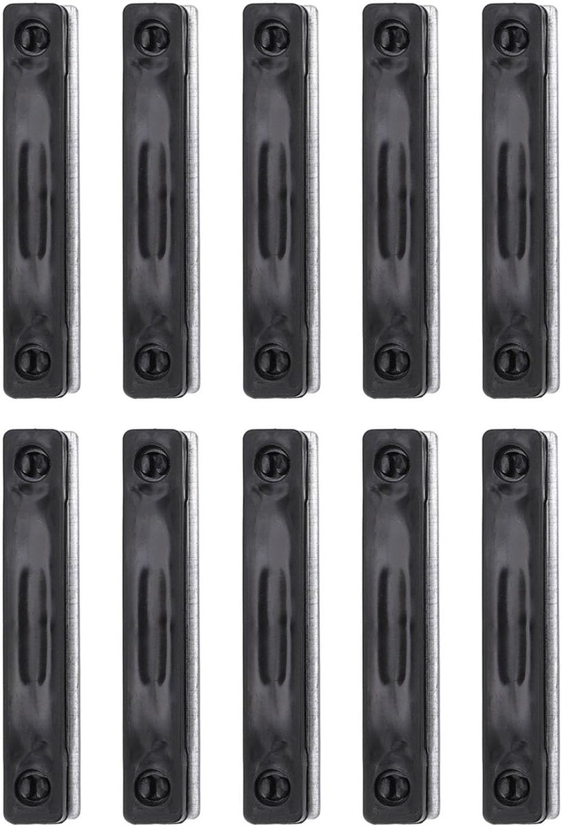 Set van 10 Magnetische Schermclips voor Veiligheid, Raamkoordbescherming en Babykamers, Keukens en Badkamers