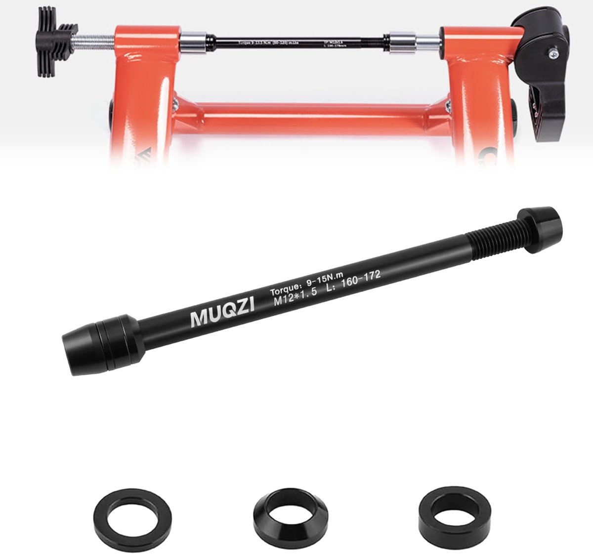 SolidKeus - 12 mm Steekasadapter voor Fietstrainer