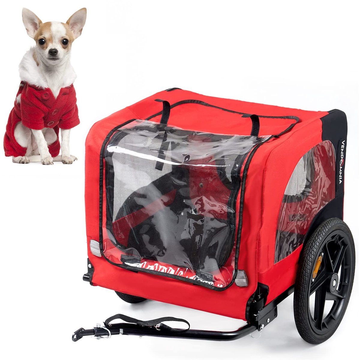 Omgoods - XXL Hondenfietskar en Trolley voor Dieren