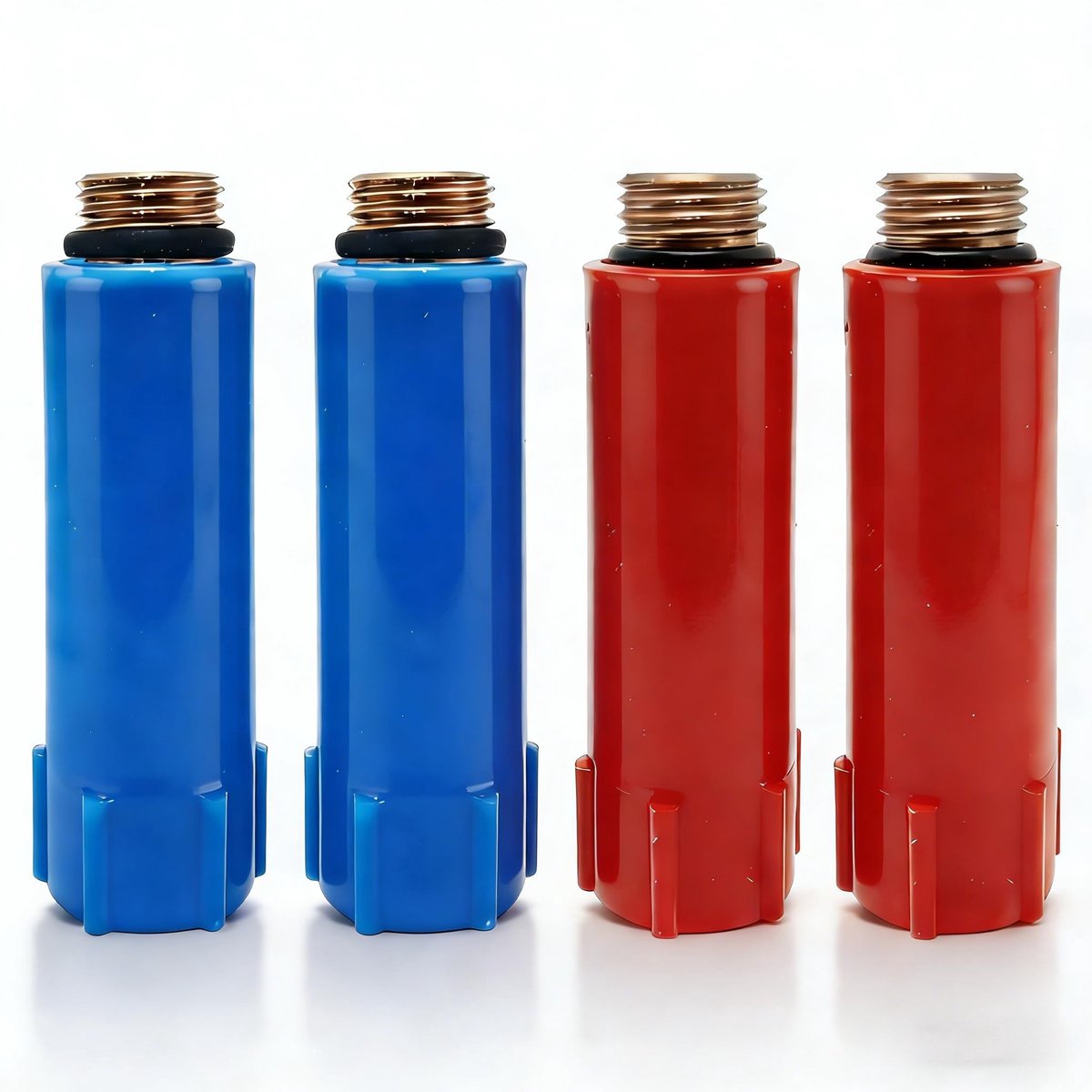 SolidKeus - Set van 4 Constructiepluggen met Messing Draad