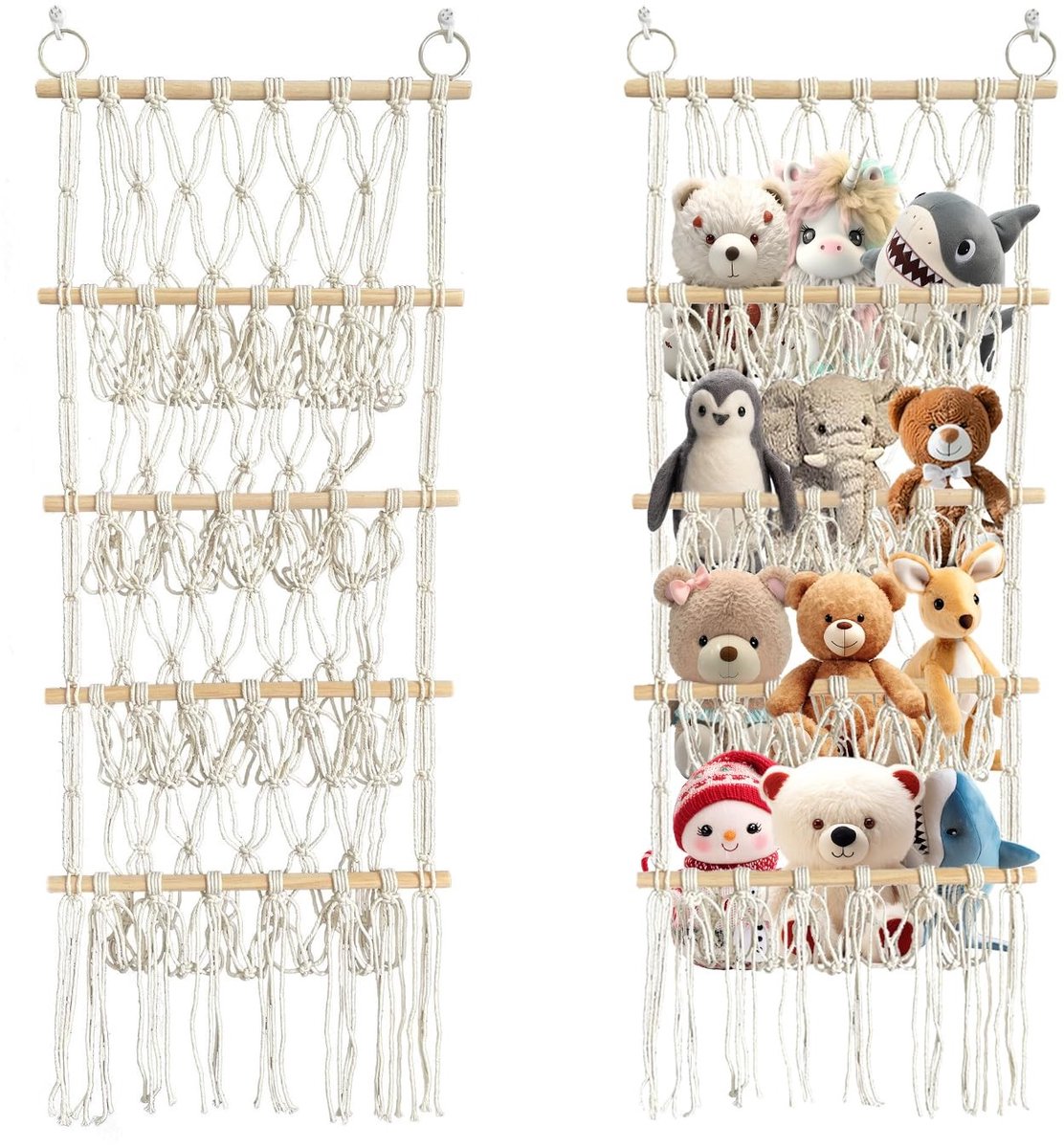 Omgoods - Opbergoplossing voor Knuffels met 4 Laag