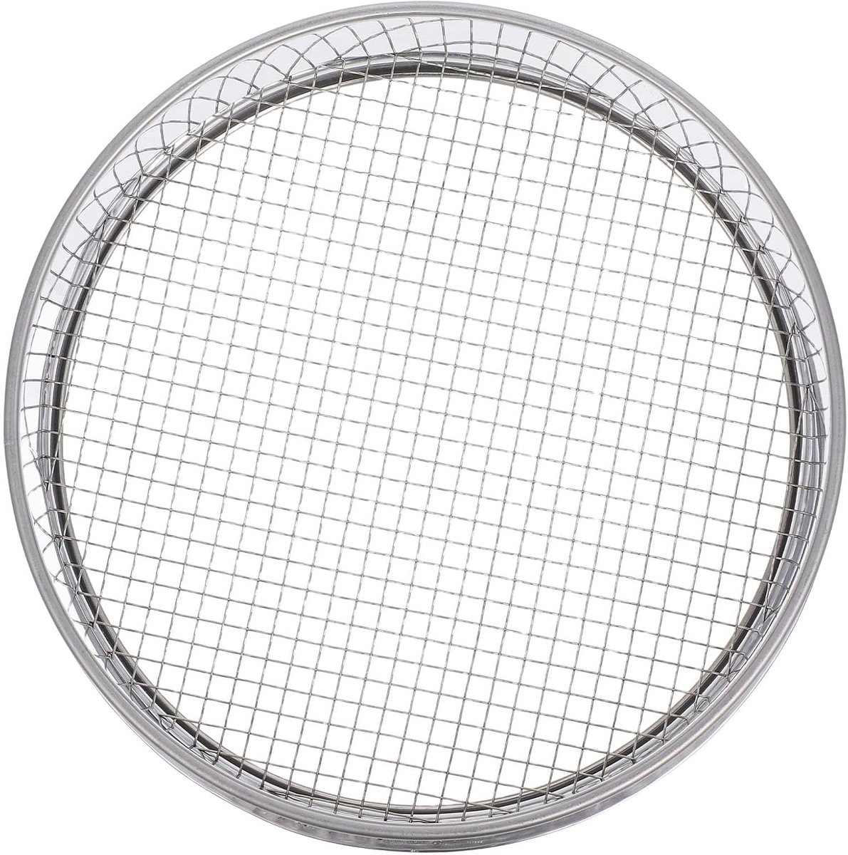 Tuinzeef met maaswijdte 6 mm 20 cm diameter voor aarde, grind en koffiebonen geschikt voor tuin en keuken