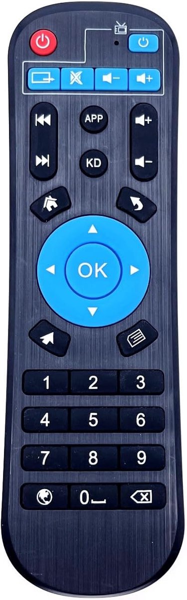 Universele afstandsbediening voor T95, MAX, T9, Q Plus, Z, H96, X96, MX10, MXQ, X88
