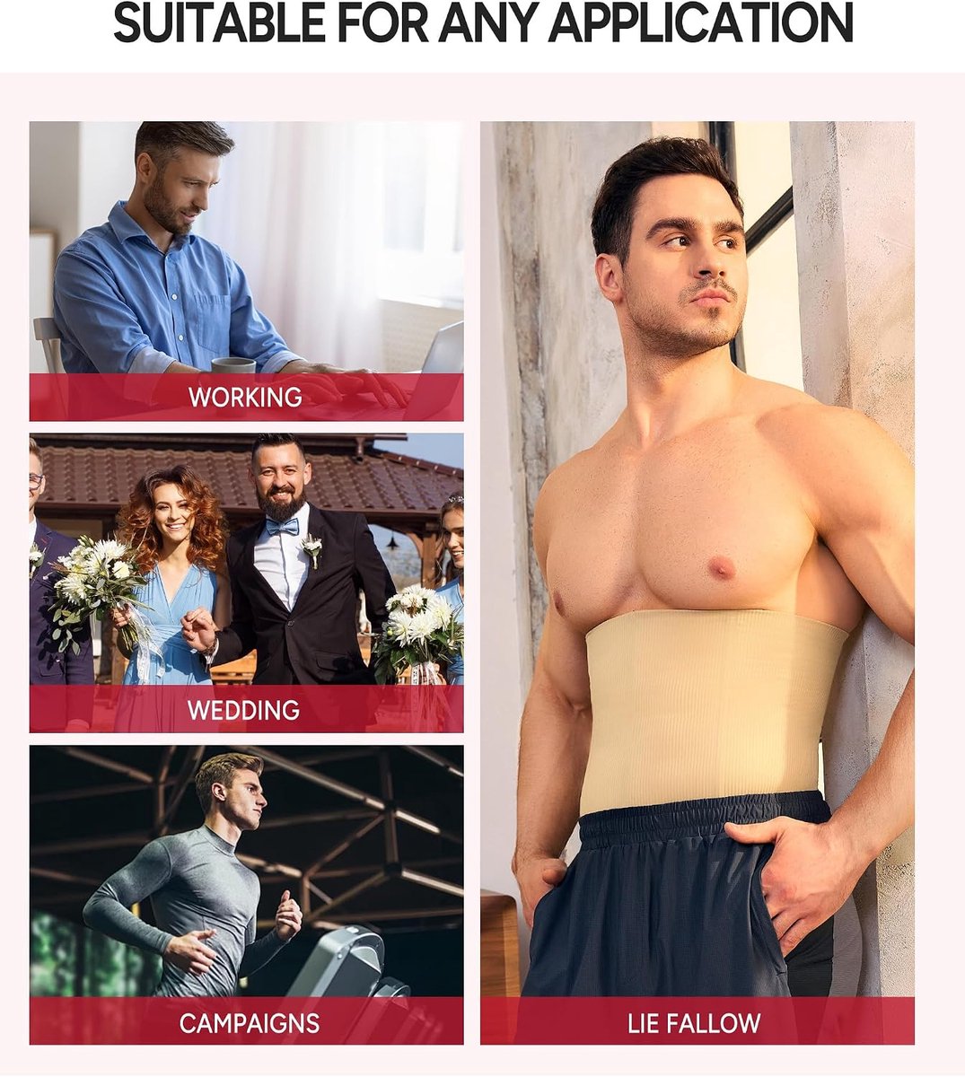 Waist Trainer voor mannen Shapewear Buikcontrole Body Shaper Korset Afslankende gordel Fajas para Hombres