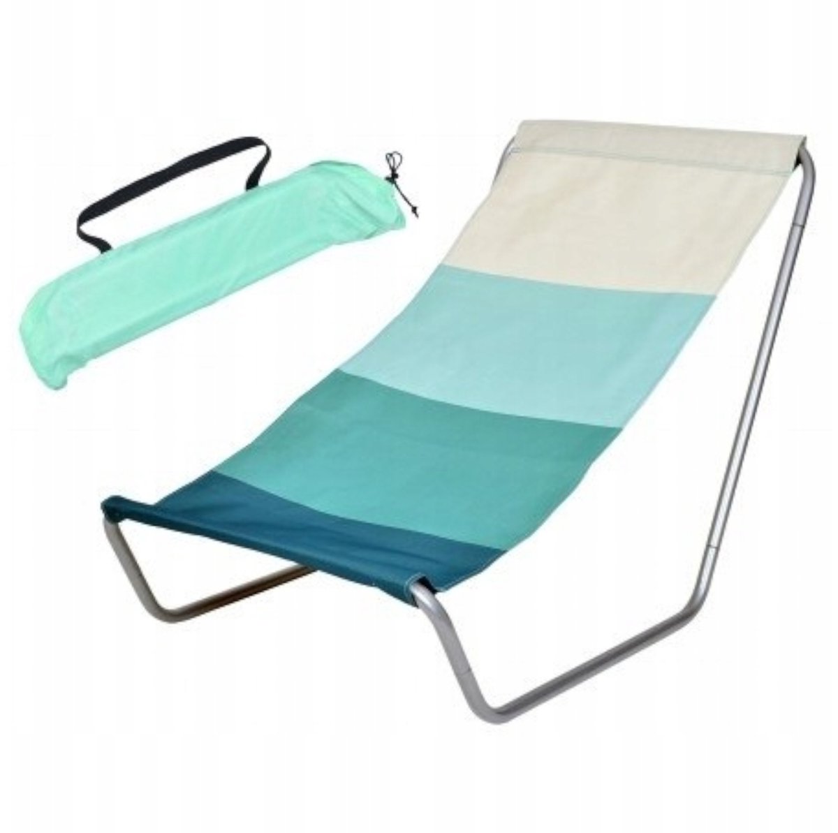 Opvouwbare Ligstoel voor Tuin, Strand en Terras - Blauw