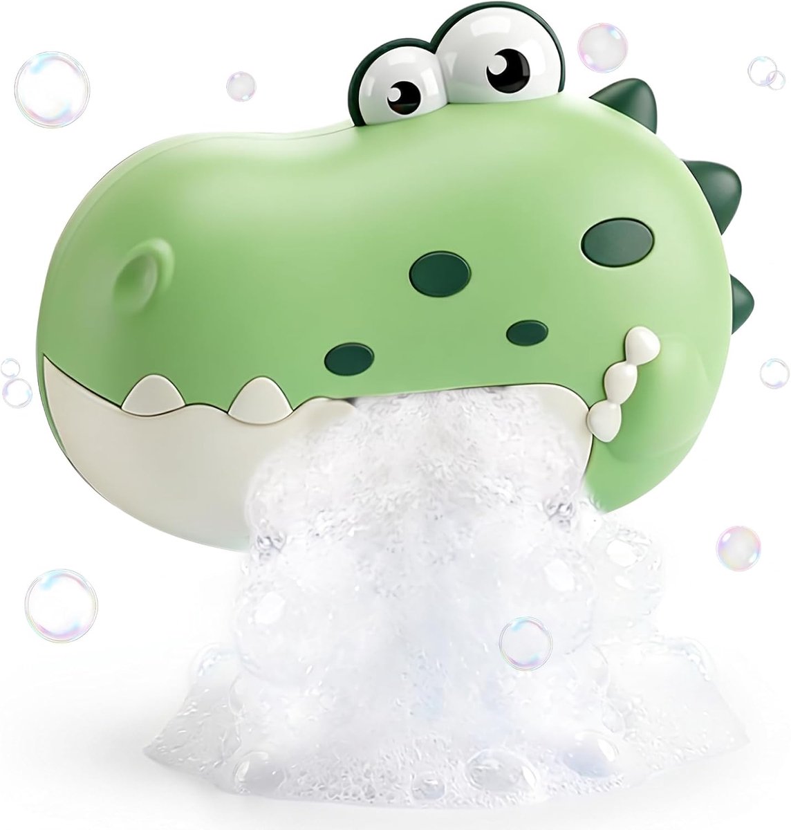Badspeelgoed, zeepbellenmachine met muziek, waterspeelgoed voor bad en douche, dinosauruscadeau voor jongens, badkamerspeelgoed voor kinderen