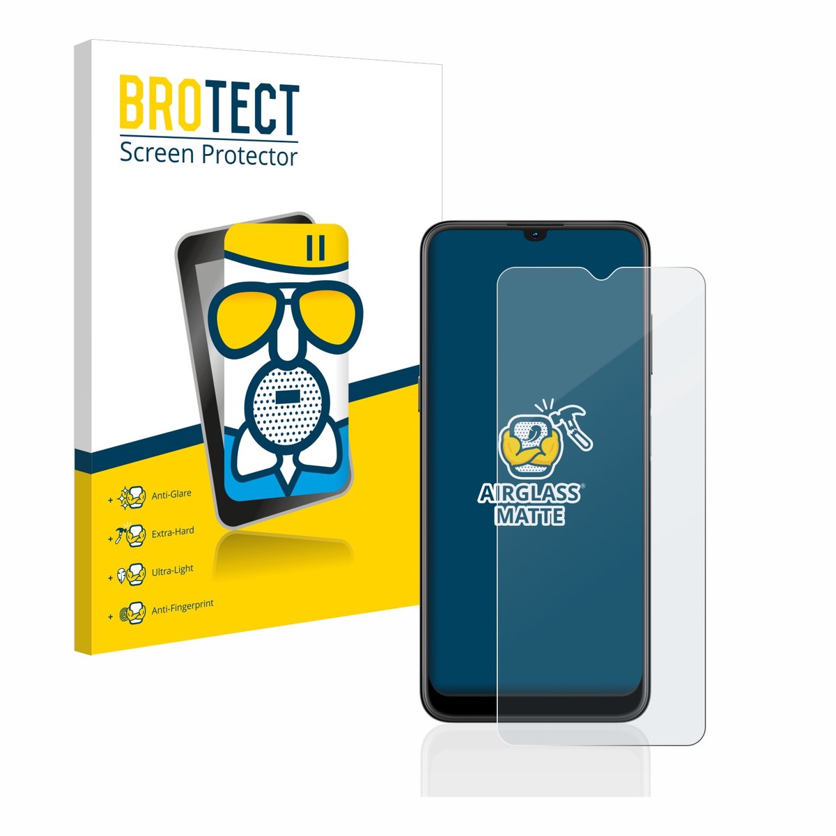BROTECT - Screenprotector voor Nokia G21 - Folie Beschermfolie Beschermglas matte