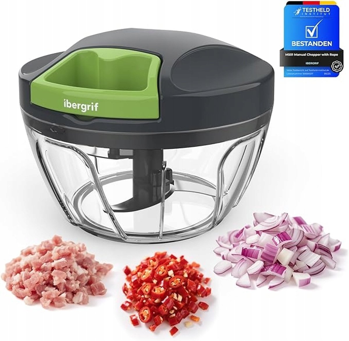handmatige Groentehakker met Touw 400ml - Keuken Chopper