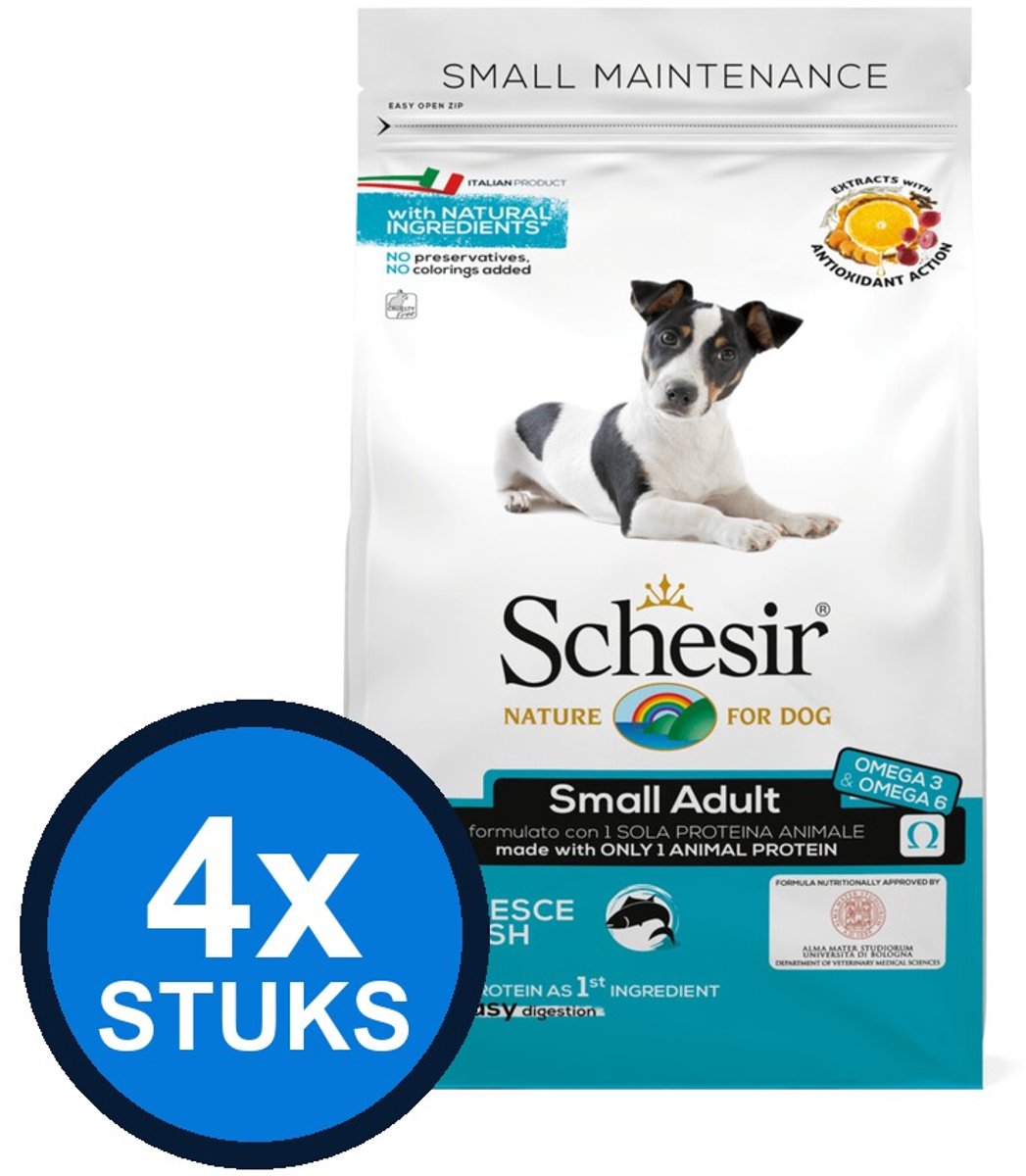 Schesir Schesir hond dry maintenance small vis 2kg