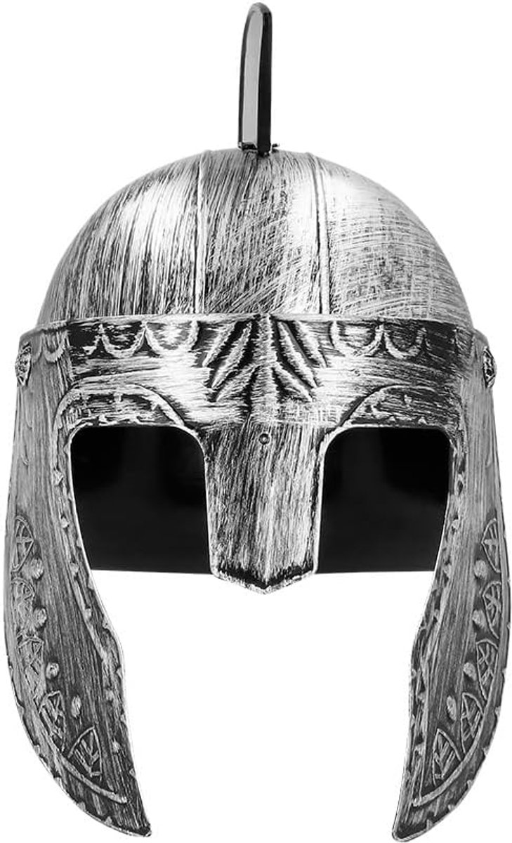 43989 - Ridderhelm voor volwassenen, hoofddeksel voor sprookjes- of verkleedkostuums, carnaval en themafeesten