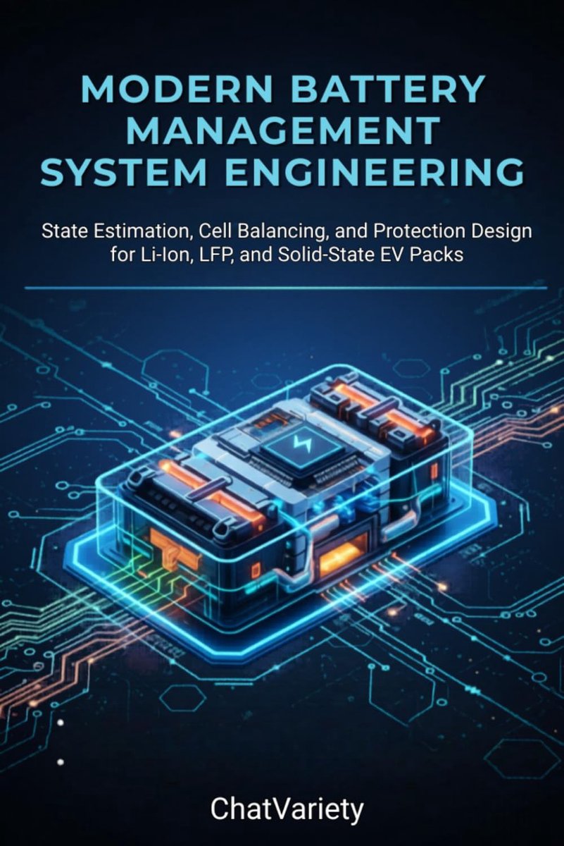 Battery Management System Engineering: State Estimation, Cell Balancing, and Protection Design for Li-Ion, LFP, and Solid-State EV Packs