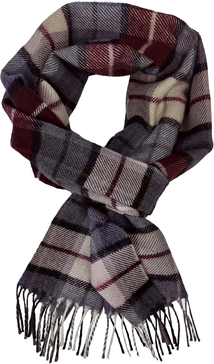 Wintersjaal & Warm Karo Modieus Meerdere kleuren Wol Made in Germany
