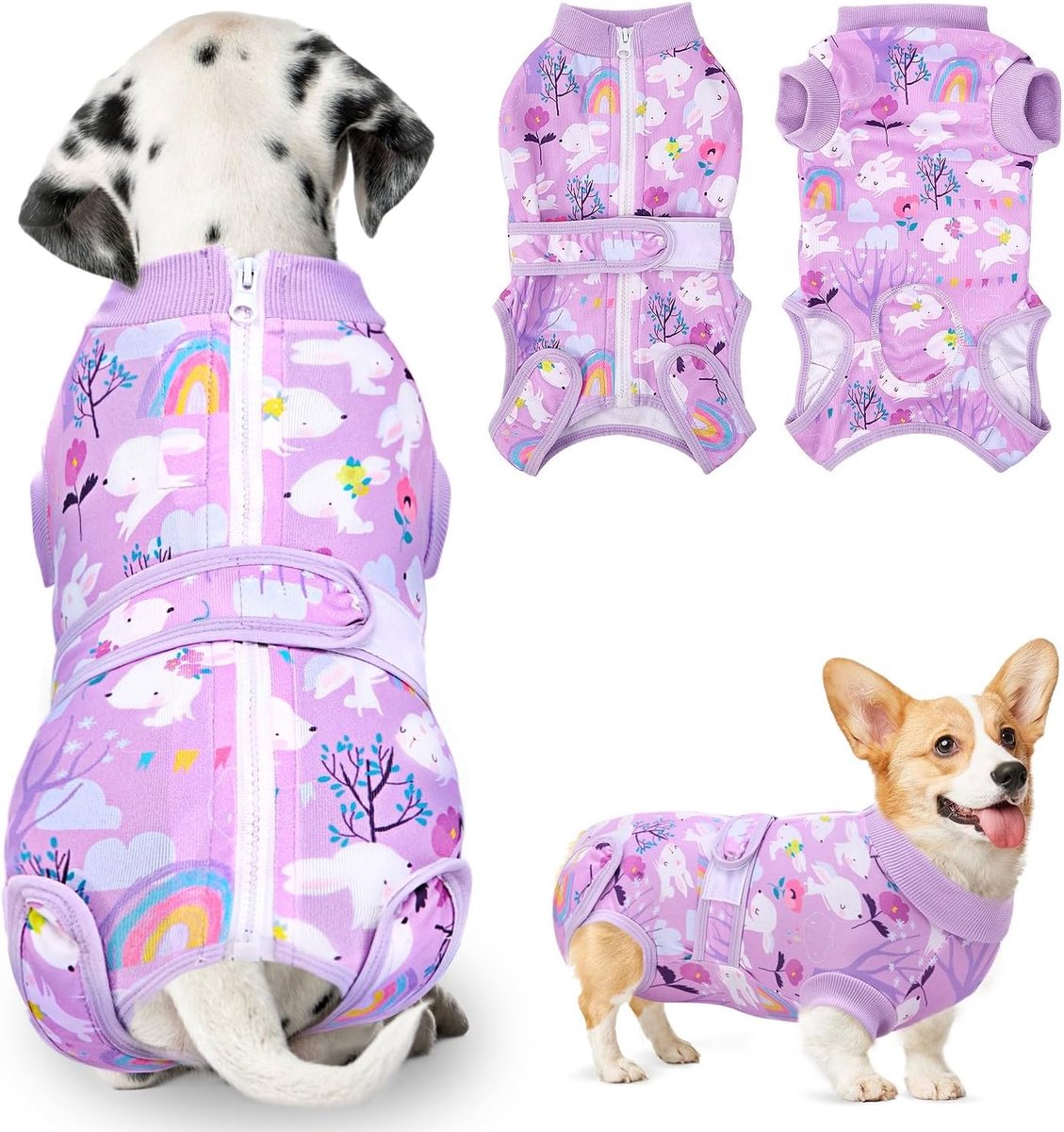 Herstelpak voor honden, alternatief voor de elektronische halsband voor honden na een operatie met ritssluiting, professioneel herstelshirt voor huisdieren