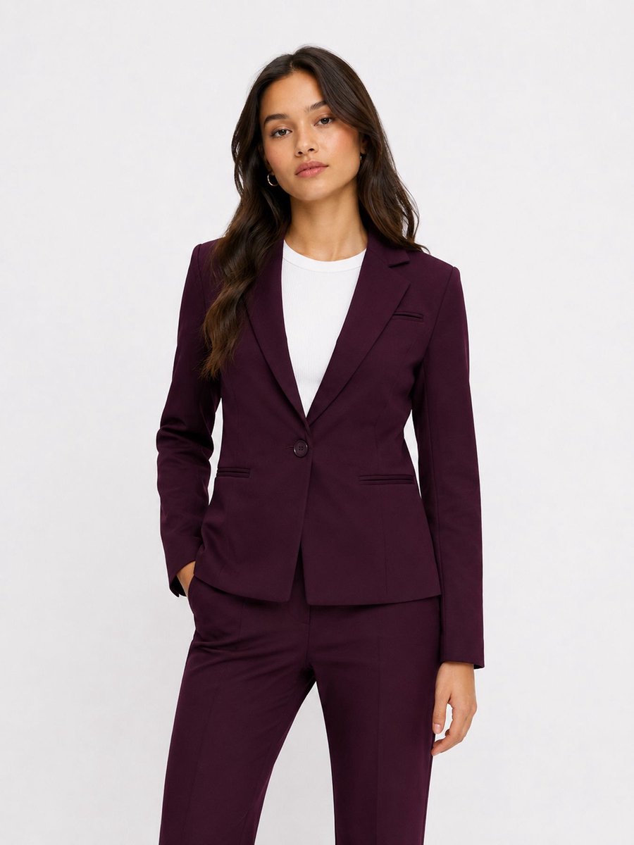 Only Blazer Onlpeach L/s Fit Blazer Tlr Noos 15298659 Fig Dames Maat - W38
