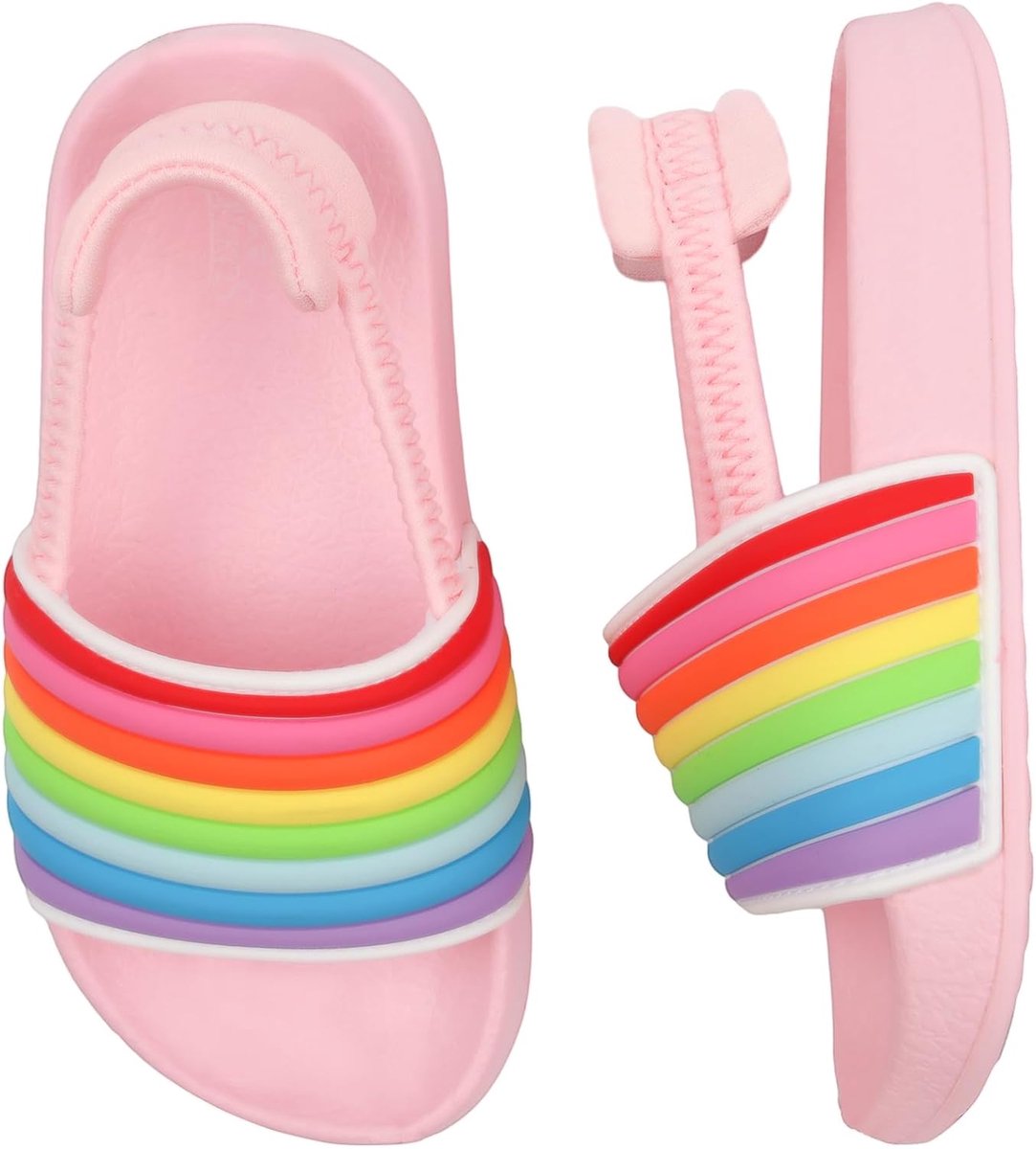 Kinderen meisjes badslippers jongens zomer slippers antislip en licht strandslippers cartoon douche badschoenen zachte platte strandsandalen 20-31 EU