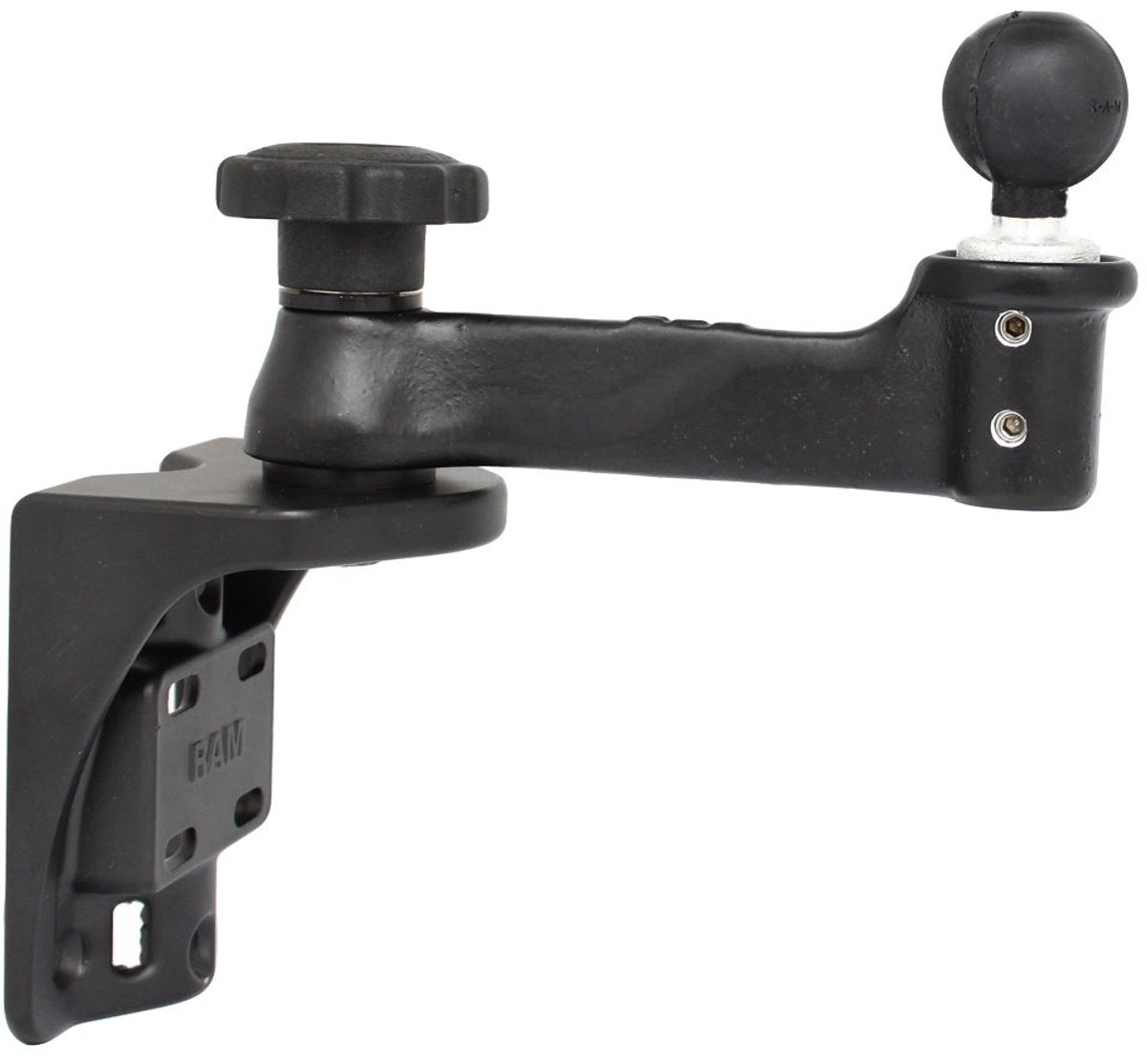 Verticale 6" Zwenkarm Montage met Bal RAM-109V-2BU