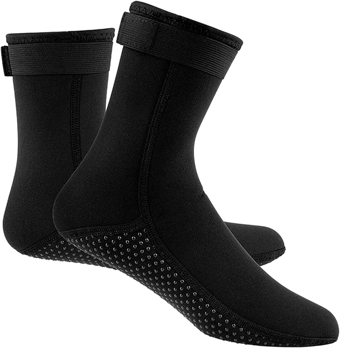 Duiksokken Neopreen Wetsuitsokken met Sterke Zelfklevende Sluiting (S)