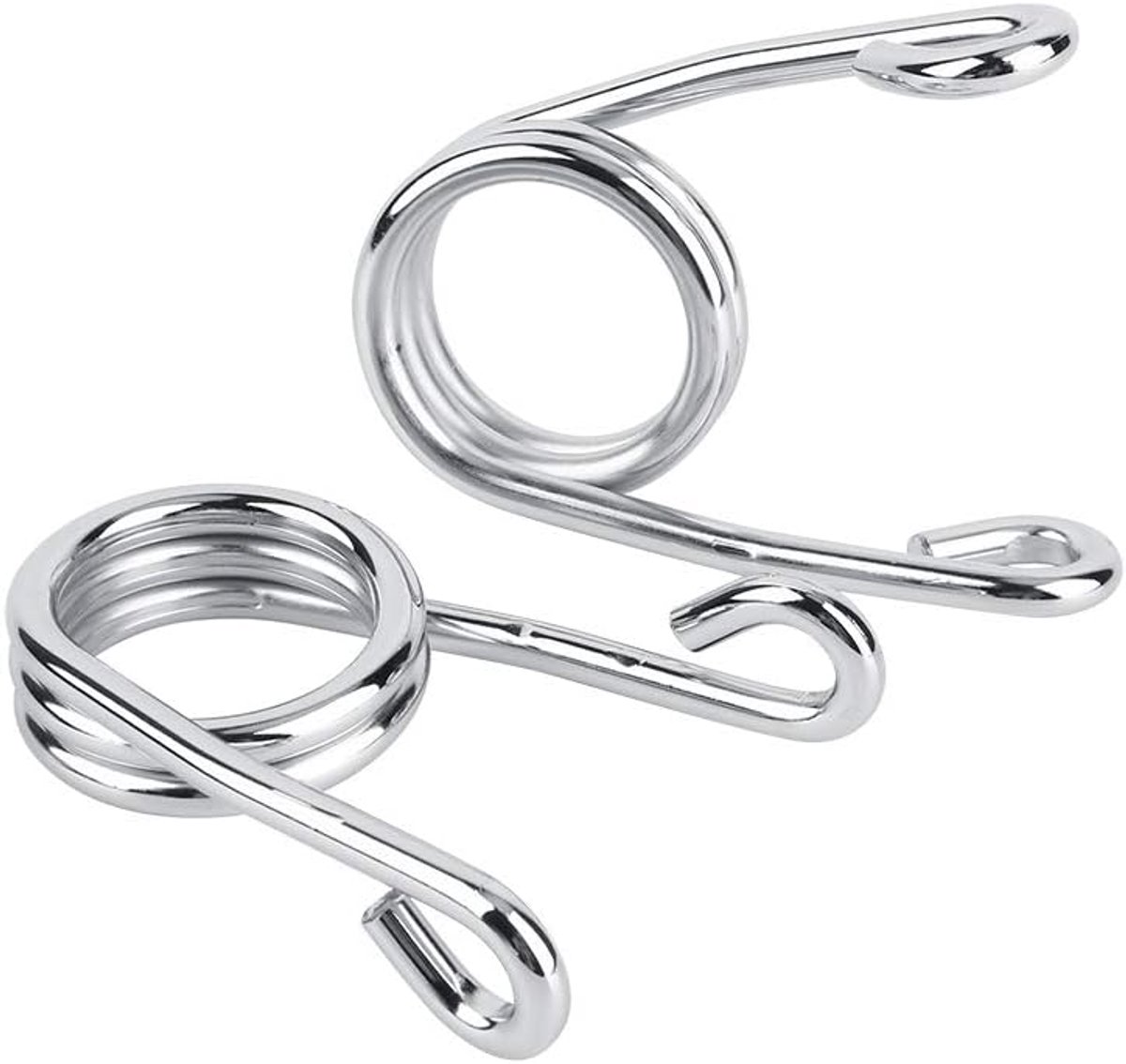 Zadelveer,Motorfiets Seat Springs 3.5"Chrome Chrome Aangepaste Twist Seat Springs voor Chopper Bobber Moto Goud/Zilver