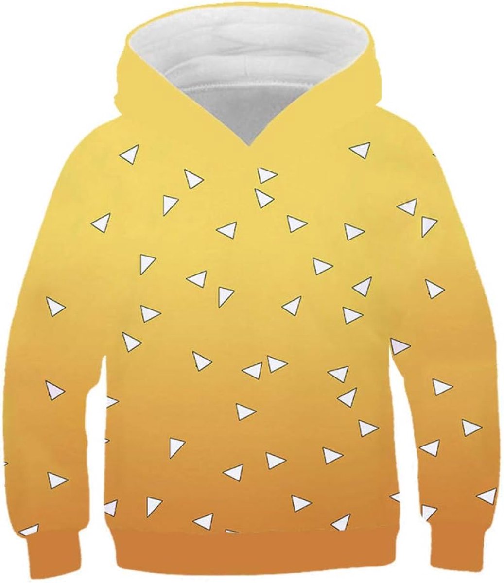 Hoodie 3D Print,Nieuwigheid Vierkant Patroon Kinderkleding 3D Afdrukken Herfst Hoodie Kinderen Vakantie Feest Sport Casual Harajuku Kleding-140Cm