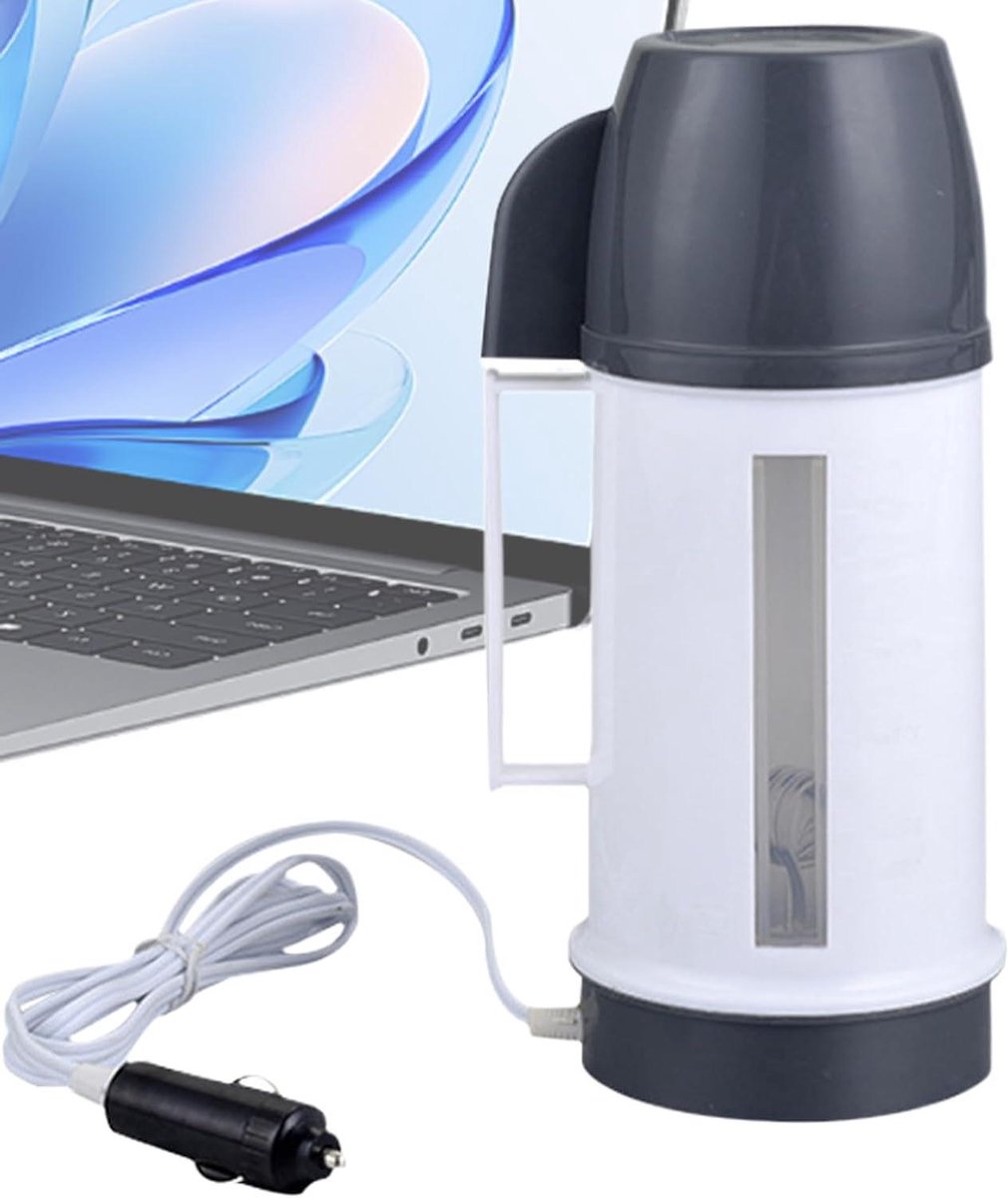 Auto Waterkoker - Warm Water Boiler - Reizen en Rijden - Dubbele Spanningsondersteuning - 31 x 13 x 13 cm