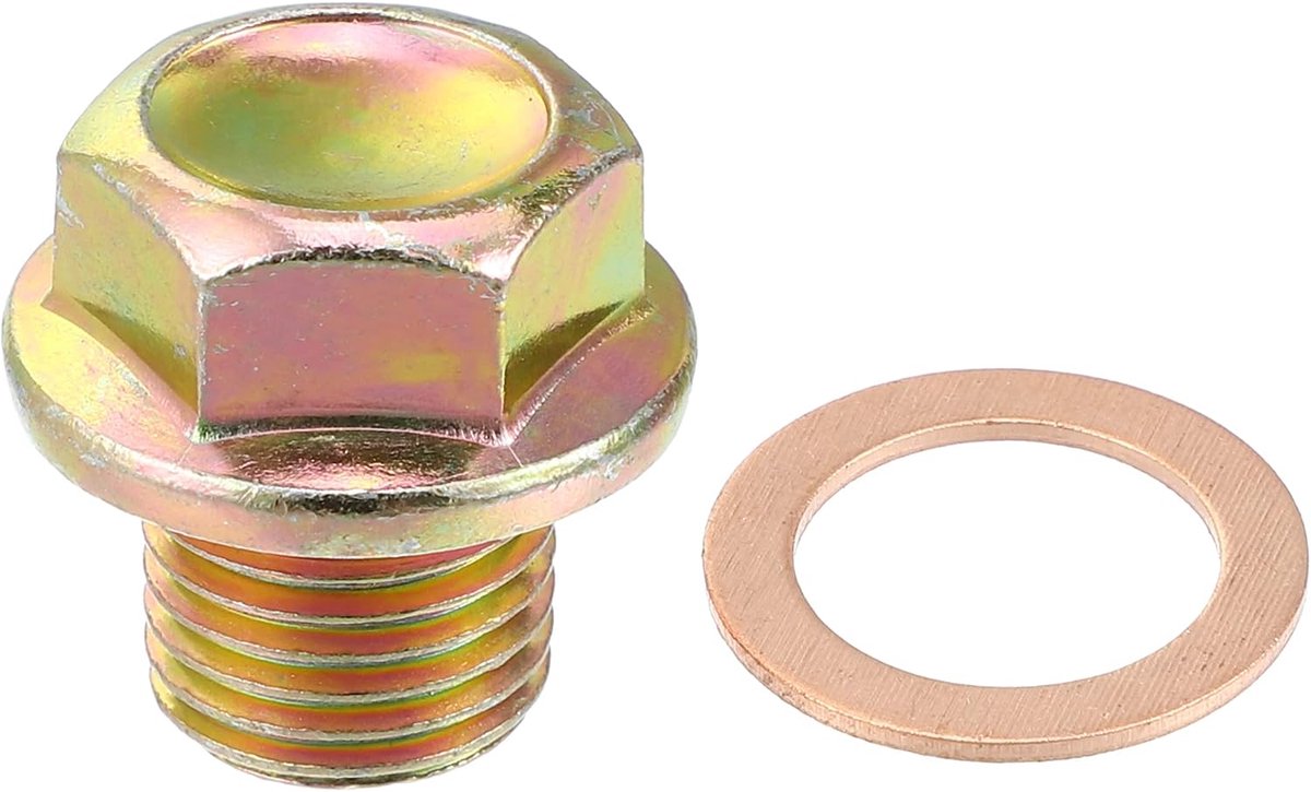 M14x1.5 Motorolie Afvoerplug Schroef voor Honda voor Mazda Bronzen Kleur
