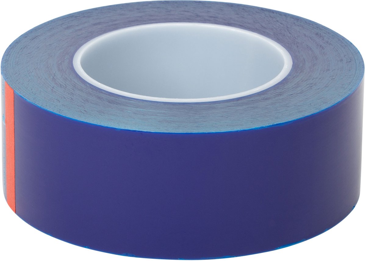 Zelfklevende blauwe beschermfolie 50mm X 200mtr