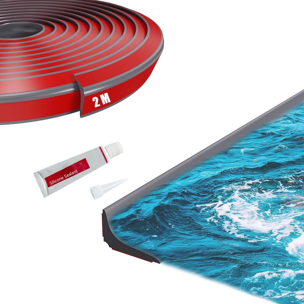 Omgoods - Waterstopper en Geluidsisolatie Strip van Silicoon