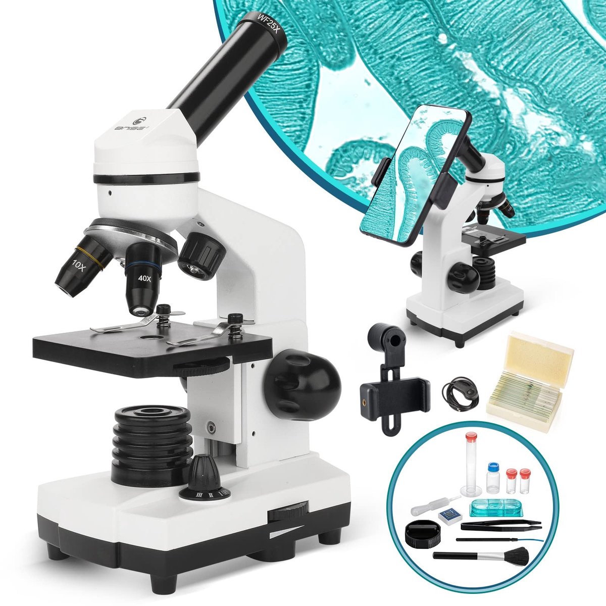 Omgoods - Microscoop voor Kinderen en Studenten met Accessoires