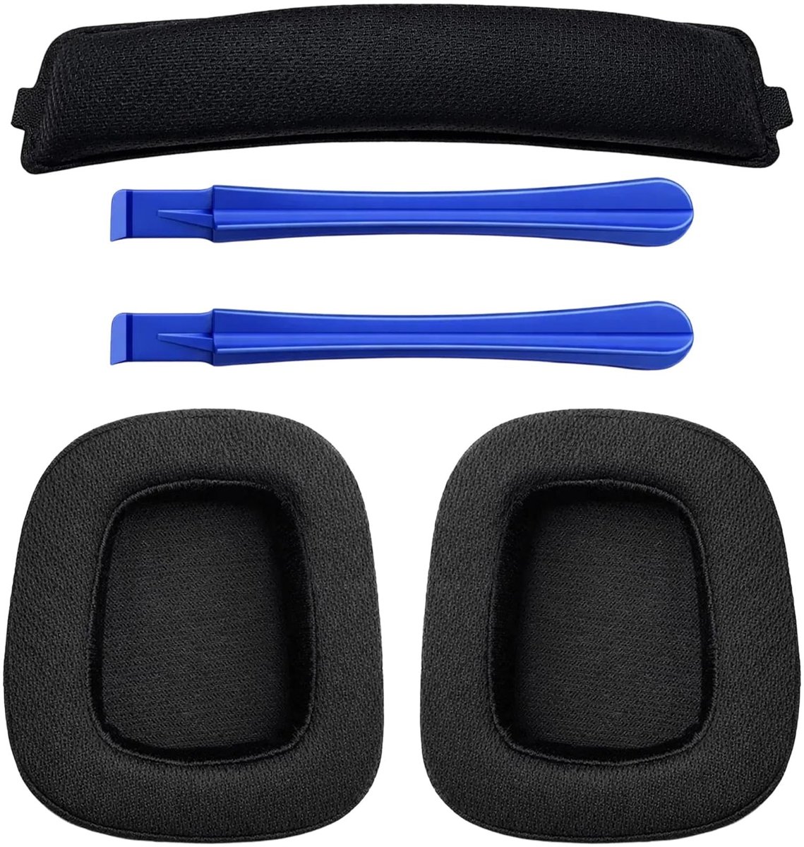 Omgoods - Vervangende Oorkussens voor Gaming Headsets met Mesh Bekleding