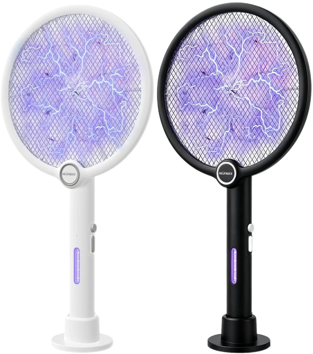 Omgoods - 2-in-1 Elektrische Vliegenmepper en UV-Lamp