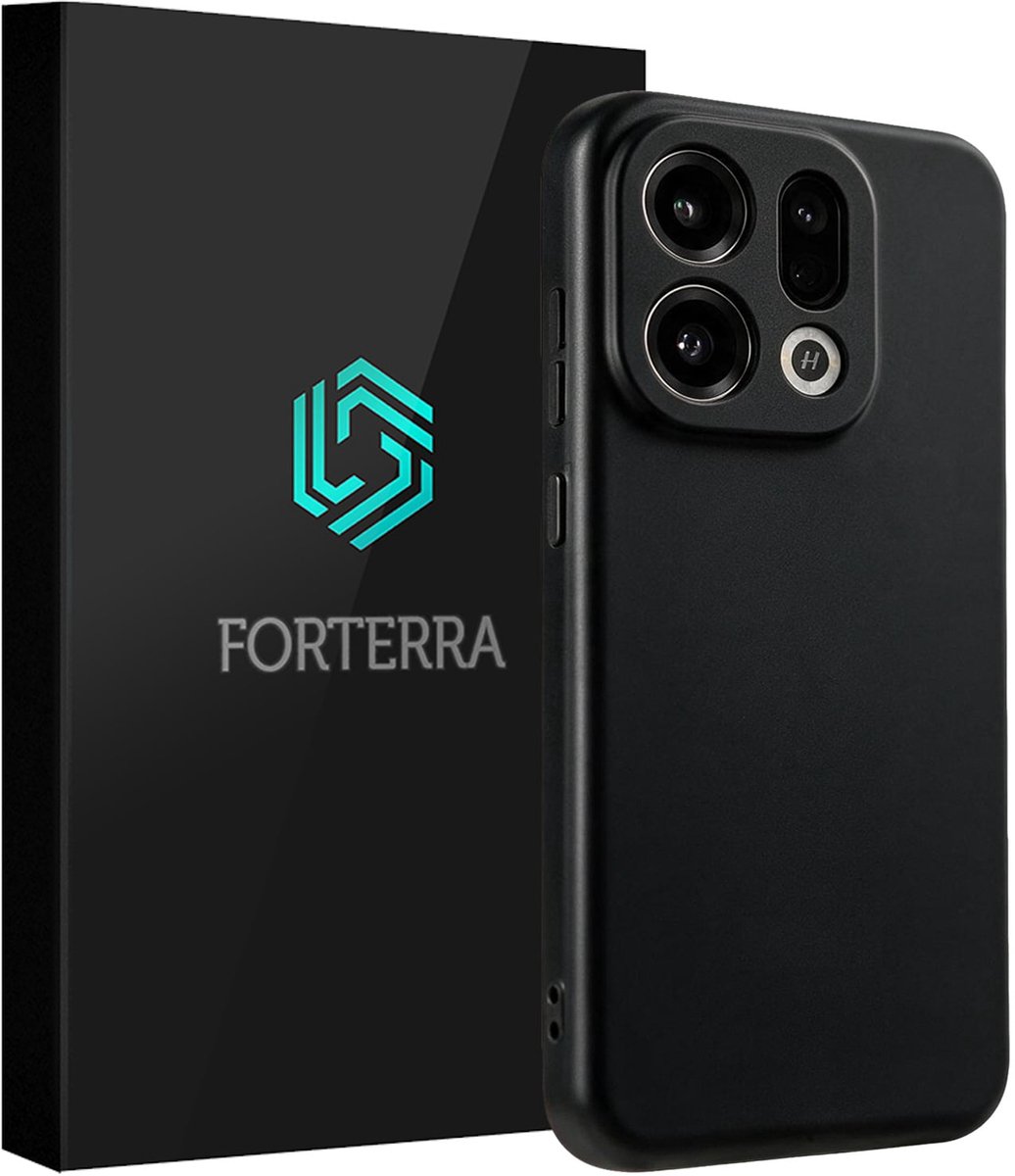 Hoesje Geschikt voor OPPO Find X9 - Sterk & Shockproof - Siliconen Case - Hoes Cover - Zwart