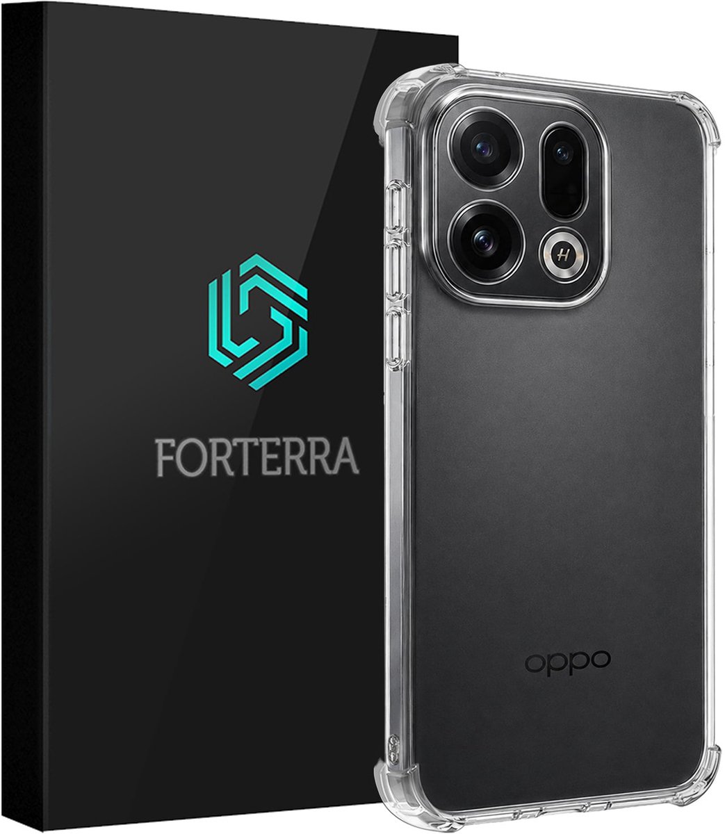 Hoesje Geschikt voor OPPO Find X9 - Sterk & Shockproof - Siliconen Shock Case - Hoes Cover - Transparant
