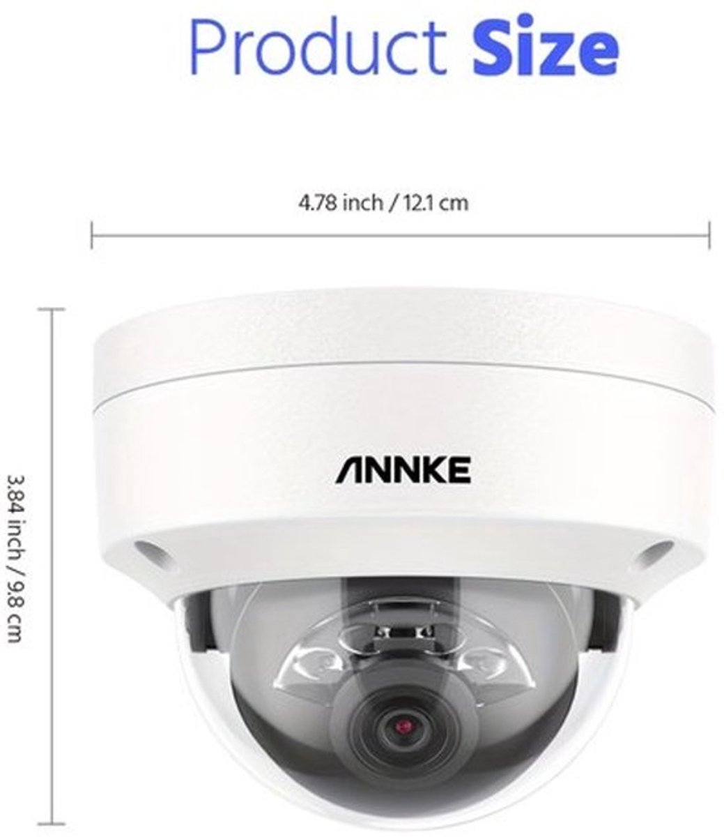 Beveiligingssysteem – Camerasysteem – CCTV – Camerabewaking – Surveillance Kit – 2TB HDD – AI Detectie Mens & Voertuig – Nachtzicht 20 Meter