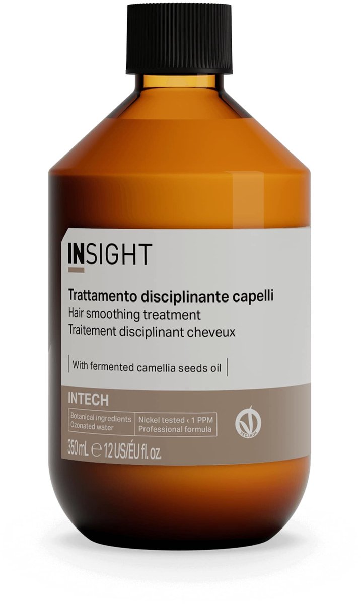 Insight Intech Hair Smoothing Treatment 350 ml - Haarverzorging - Smoothing Behandeling - Langdurig Glad Haar - Tegen Pluis - Voor Golvend En Weerbarstig Haar