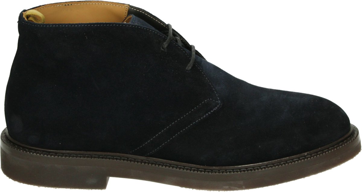 Giorgio - HE54001CAMP06 - Nette herenschoenenBusiness half-hoog - Kleur: Blauw - Maat: 44