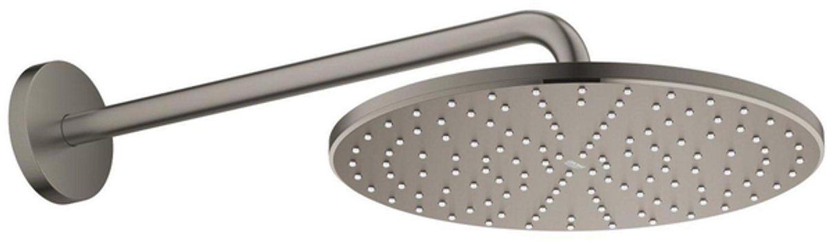 Grohe Rainshower Mono 310 Hoofddouche - 31cm - 1 straalsoort - wandarm 42.2cm - brushed hard graphite (antraciet)