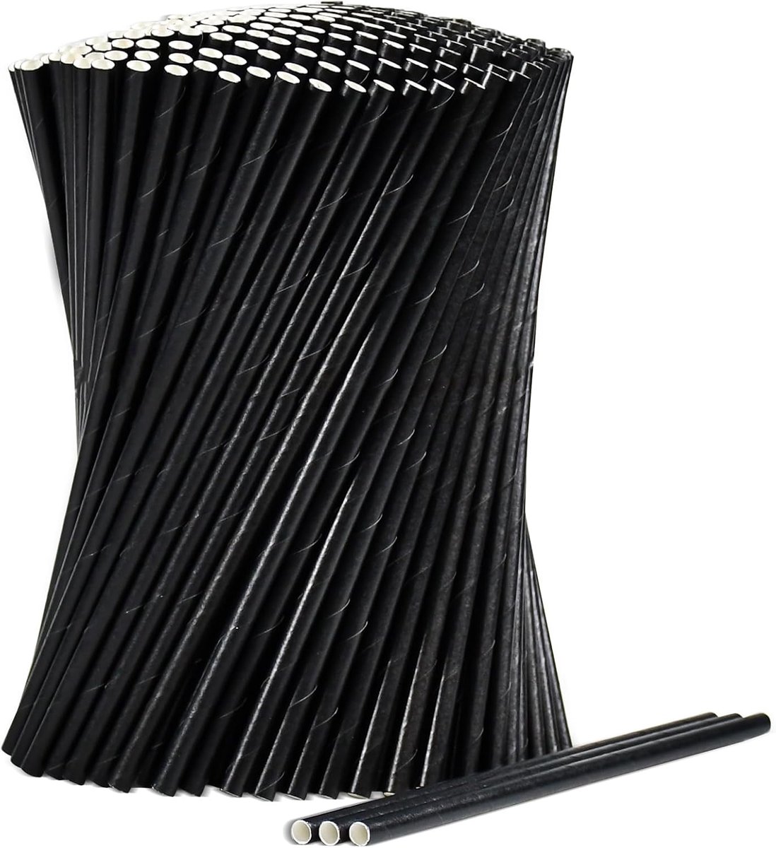 Rietjes, biologisch afbreekbaar, 1000 stuks, 19,7 cm x 0,6 cm, voor bars en restaurants