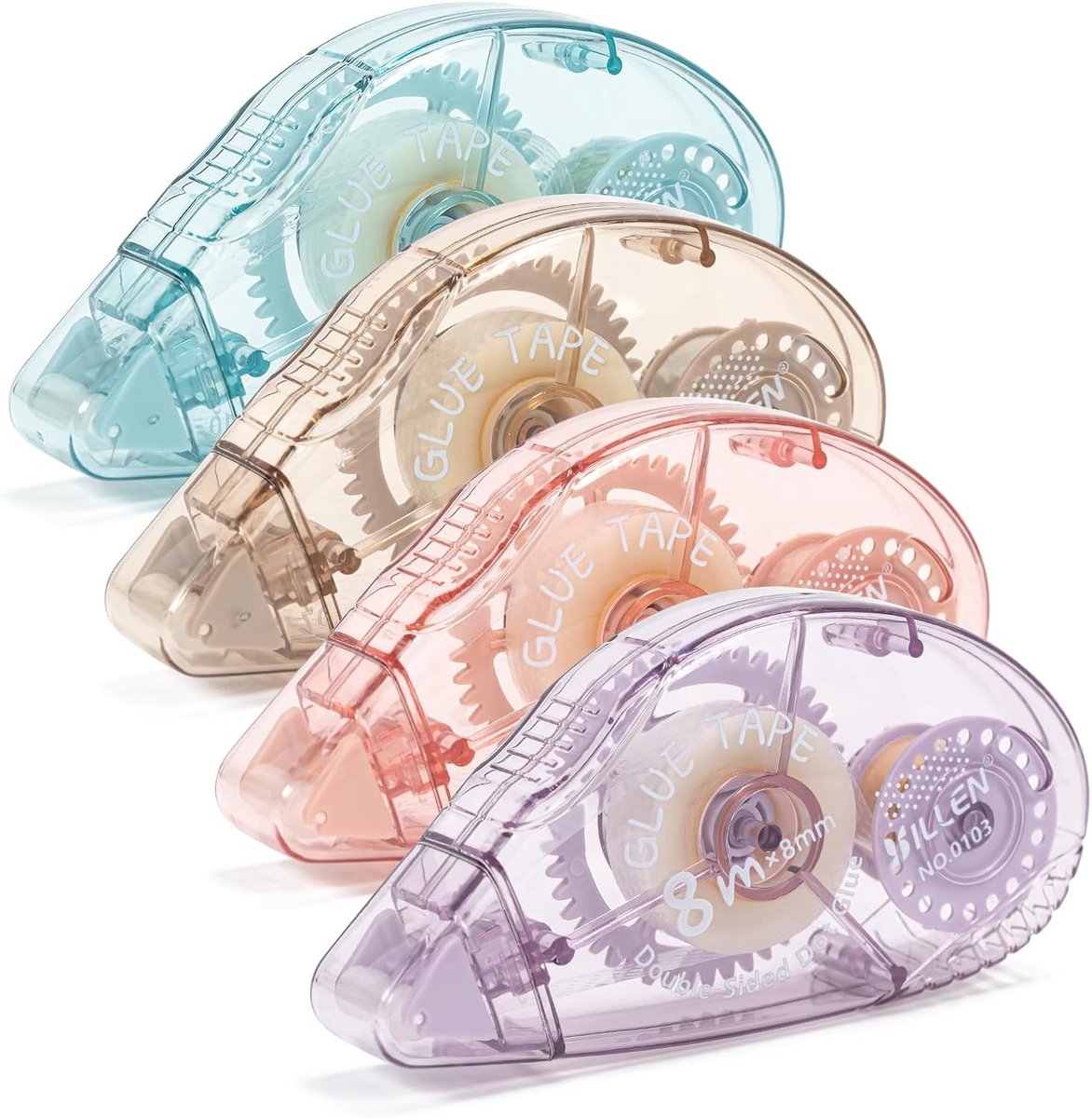SnelShoppen - Dubbelzijdige Tape Rol Set, Scrapbook Benodigdheden, Plakband Dispenser voor Creatief Knutselen, Dubbelzijdige Plakband voor Scrapbookin