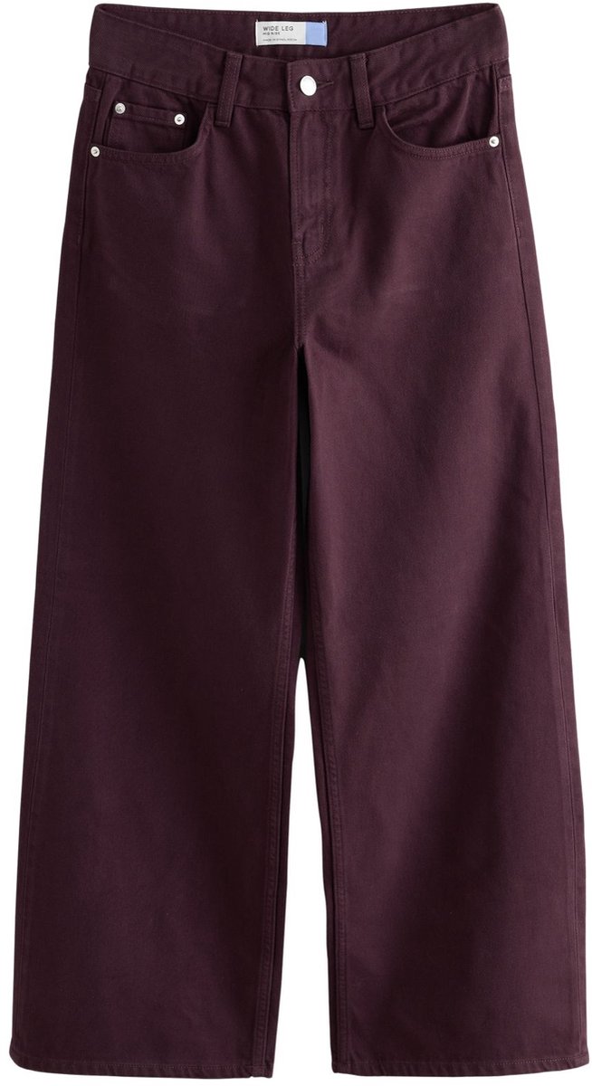 Next - Dames - Jeans met wijde pijpen - Rood
