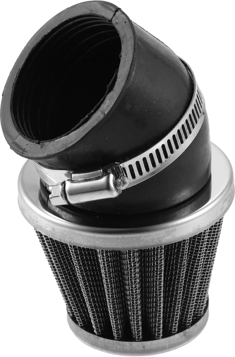 ABSOPRO 50mm Elbow Conisch Luchtfilter Rond Conisch voor Motorfiets
