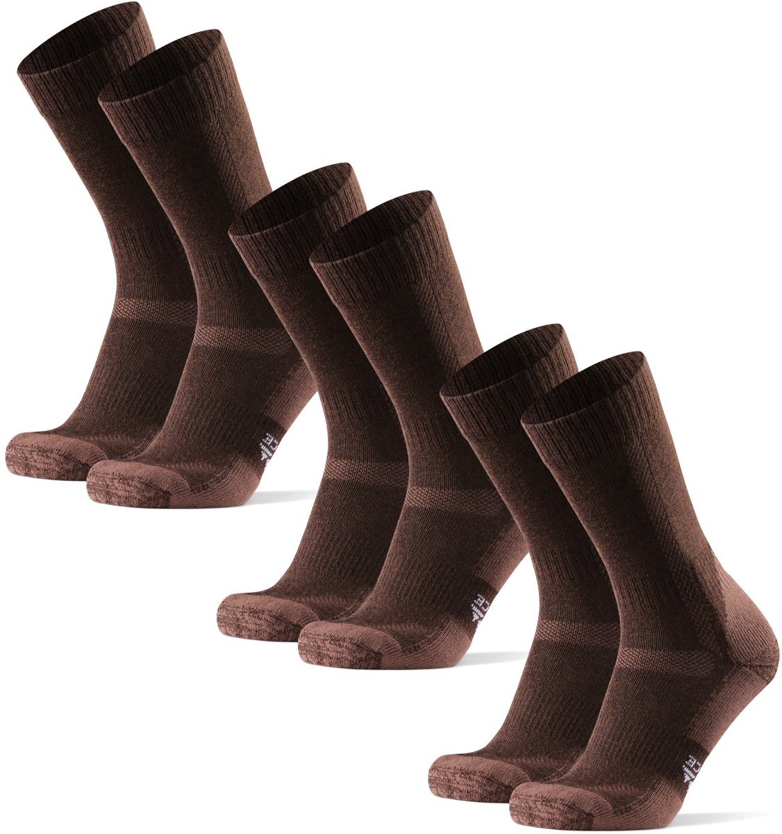 DANISH ENDURANCE Wandelsokken - Ademend Merino Wol met Blarenbescherming - Unisex - 3 Paar - Maat 39-42