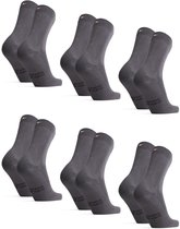 DANISH ENDURANCE Bamboe Sokken - Ademende Antizweet Sokken Zacht - Unisex - 6 Paar - Maat 43-47