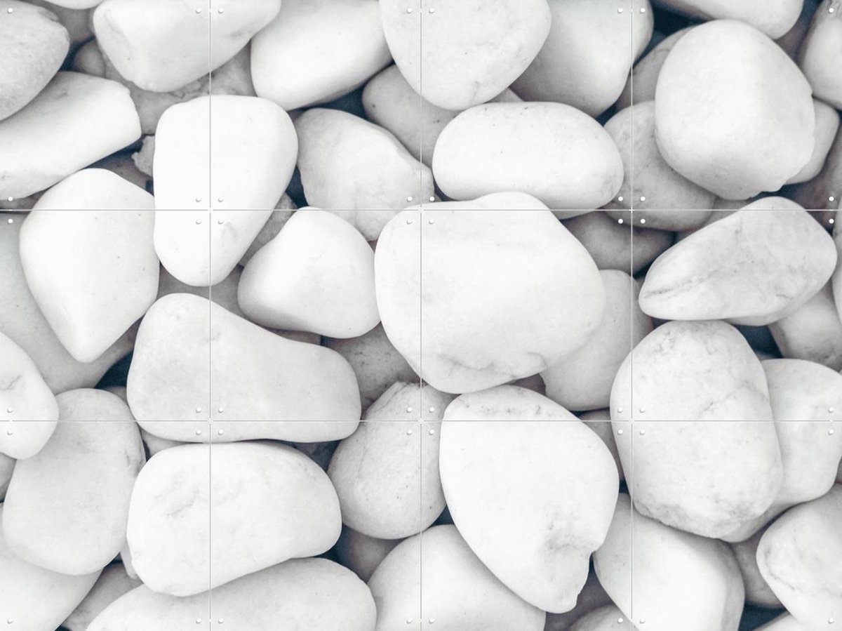 IXXI Stones 003, 1x Studio II & Various - 80 x 60 cm - Gratis ophangtool - Grote wanddecoratie en posters - Fotografie, Minimalisme, Illustraties