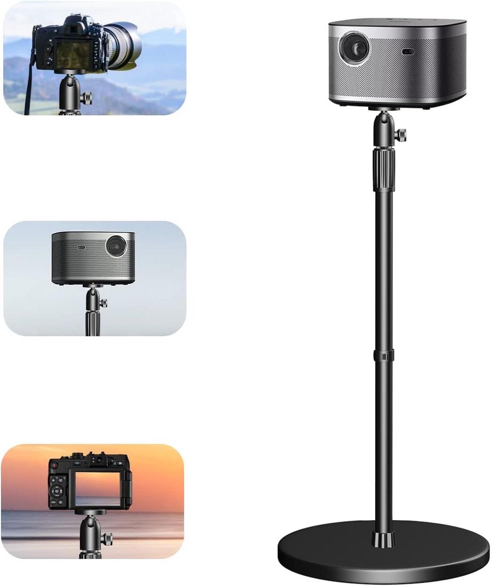 Projector Vloerstandaard - Beamer standaard - Film avond thuis - Verstelbare hoogte - 4 kg - Zwart