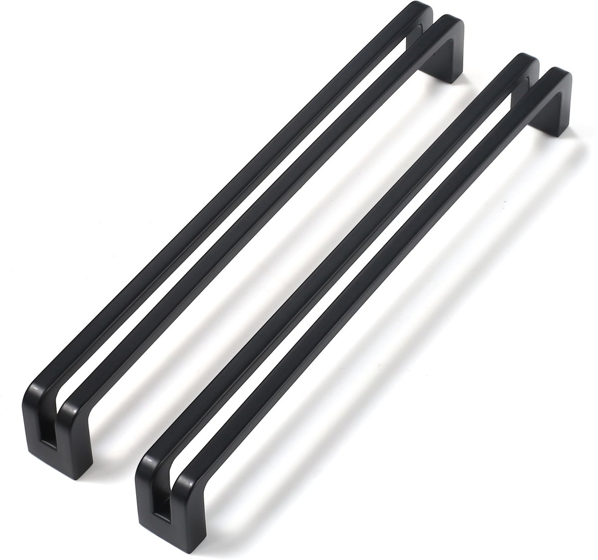 Deurgrepen,Meubelgrepen voor keukenkasten, kledingkasten,meubelgrepen,kastgrepen,zwart,128 mm gatafstand, 6 stuks