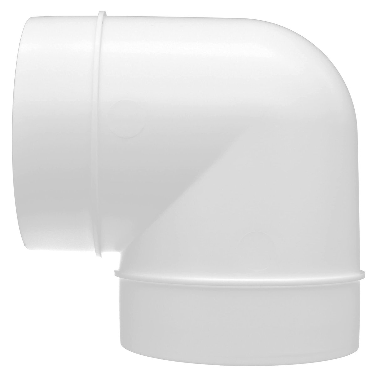 pijp Elleboog 90° graden Bocht Aansluitstuk - diameter 100 mm - voor ABS Luchtkanaal Adapter PVC Systeem Ronde Pijp Element
